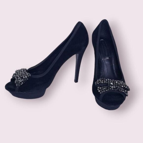 Bcbgmaxazaria platform high heels with bow - Picture 11 of 11